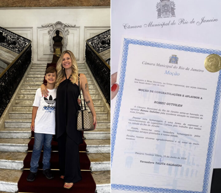 Aprovado na UERJ aos 11 anos, filho superdotado de ex-bailarina do Faustão recebe homenagem especial