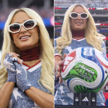 Paris Hilton usa camisa histórica dos EUA que marcou duelo contra o Brasil na Copa de 94; veja o significado