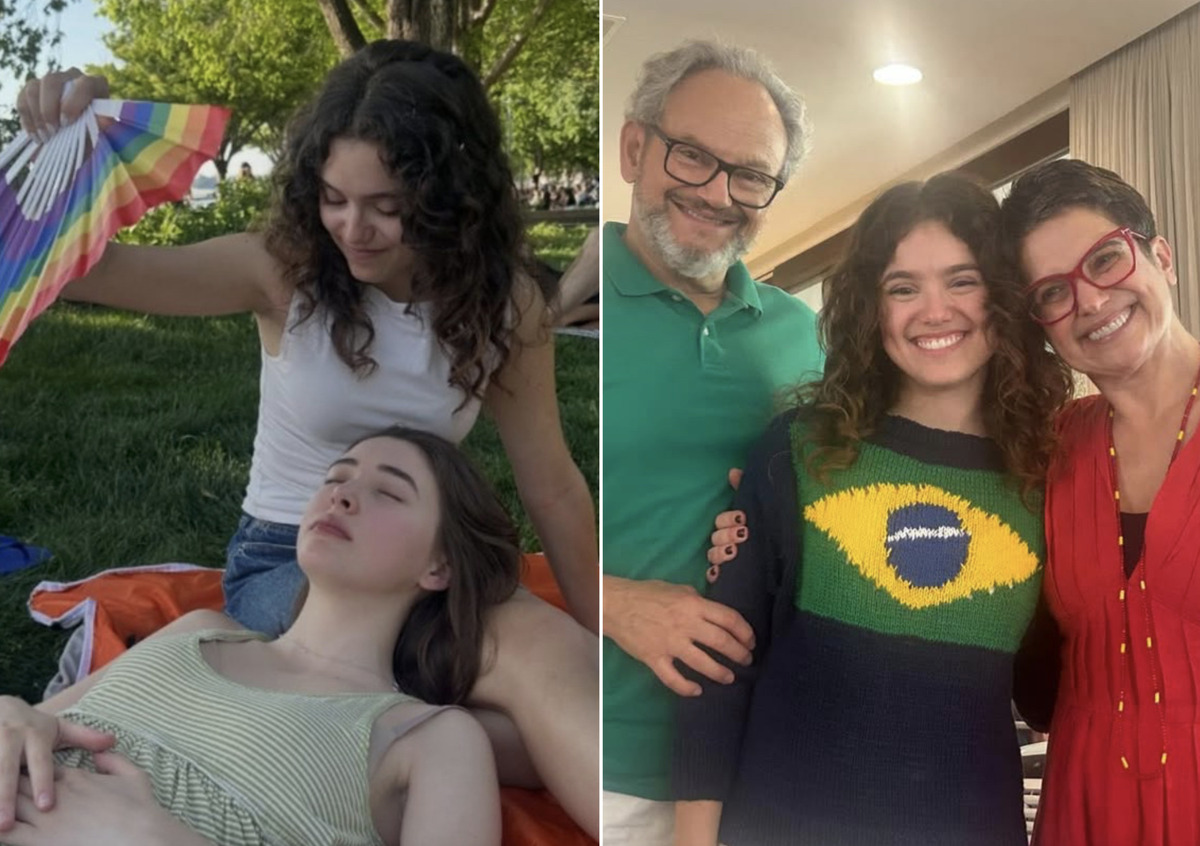 Filha de Sandra Annenberg e Ernesto Paglia curte dia romântico com a namorada