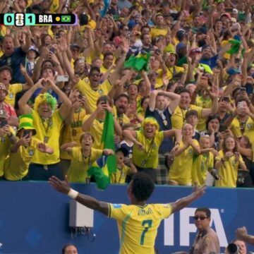 Brasil x Escócia: Vini Jr. marca cedo e chega ao terceiro gol no Mundial