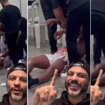 Kleber Bambam debocha de Davi Brito desmaiado após nocauteá-lo em luta: ‘Eu avisei’