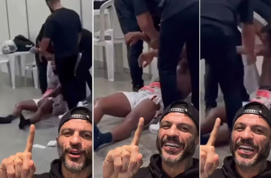 Kleber Bambam debocha de Davi Brito desmaiado após nocauteá-lo em luta: ‘Eu avisei’