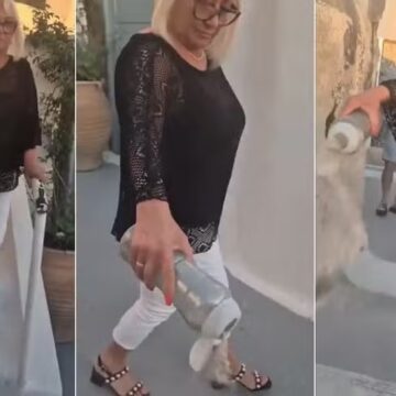 Turista deixa Santorini em fúria após espalhar as cinzas do marido por ruas da ilha grega