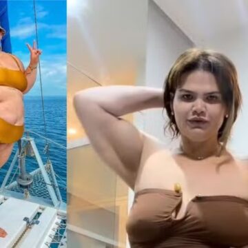 Após perder mais de 100 kg, Thais Carla veste roupa tamanho P e celebra nova fase