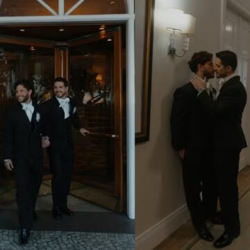 Igor Cosso dá festão após casamento com bailarino do ‘Dança dos Famosos’
