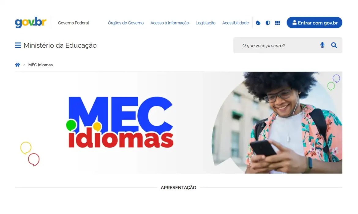 MEC Idiomas: nova plataforma ensina inglês e espanhol gratuitamente