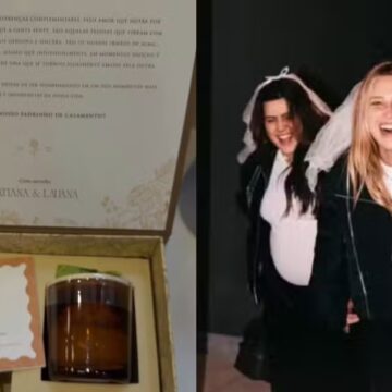 Noiva de Launa Prado, Tati Dias mostra detalhes dos convite enviados aos padrinhos