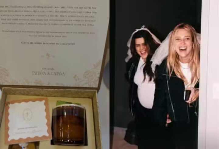 Noiva de Launa Prado, Tati Dias mostra detalhes dos convite enviados aos padrinhos