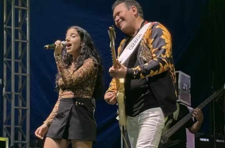 Filha de Joelma, Yasmin passa a integrar banda do pai, Ximbinha: ‘Presente’