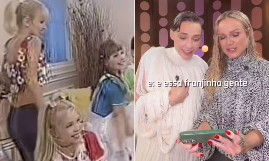Leticia Colin reage a vídeo de sua infância como bailarina de Eliana: ‘Sonho realizado’