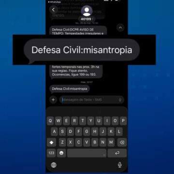 Misantropia: o que significa o termo que apareceu em mensagem enviada a celulares de Salvador
