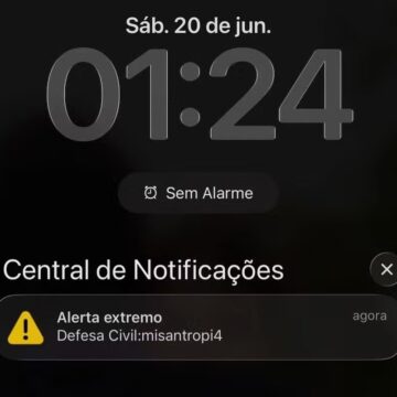 Por que nem todos receberam falso ‘alerta extremo’? Defesa Civil ainda não sabe explicar falha