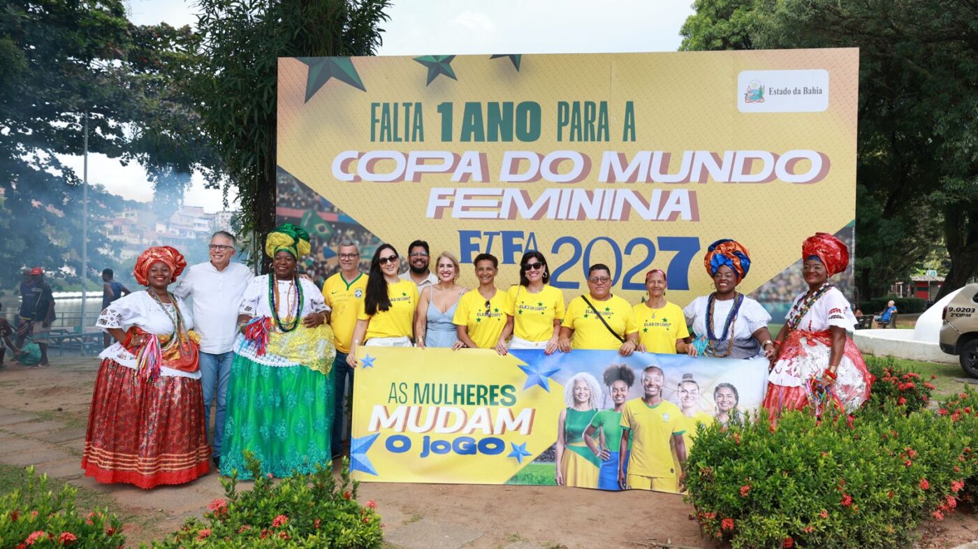 Bahia dá início à contagem regressiva para a Copa do Mundo Feminina de 2027