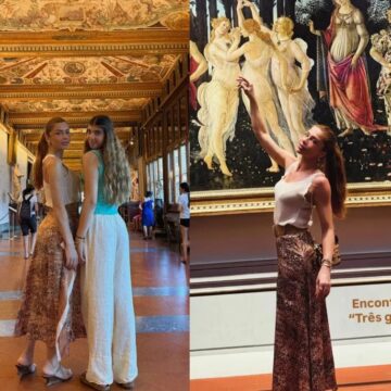 Grazi Massafera posa com a filha Sofia na Itália e detalhe chama atenção