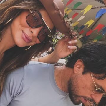 Aos 15 anos, filho de Juliana Paes e Dudu Baptista já tem a mesma altura dos pais; fotos
