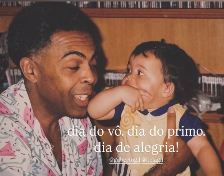 Fran Gil celebra os 84 anos de Gilberto Gil: ‘Cada momento juntos caberia numa eternidade’
