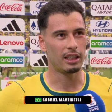 Herói do Brasil, Gabriel Martinelli celebra gol e revela conversa com Ancelotti: ‘Ajudar da melhor forma’
