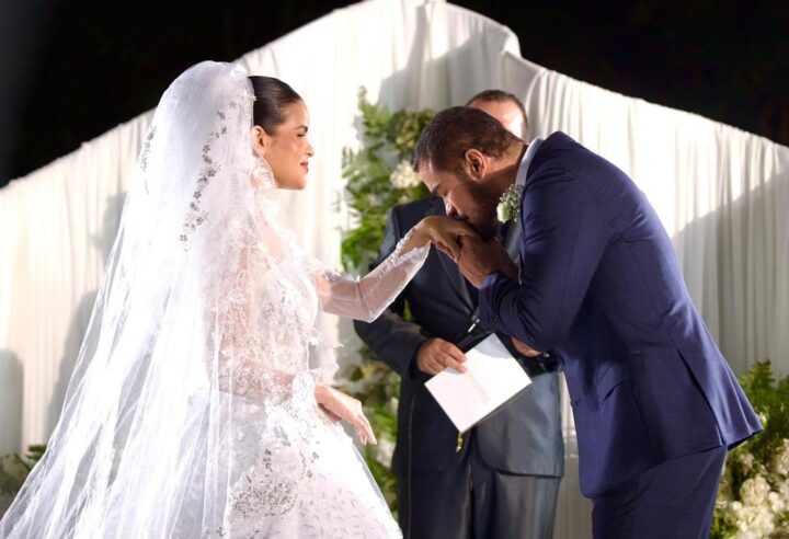 Ex-galã global, Sidney Sampaio faz festão de casamento em castelo no interior de São Paulo