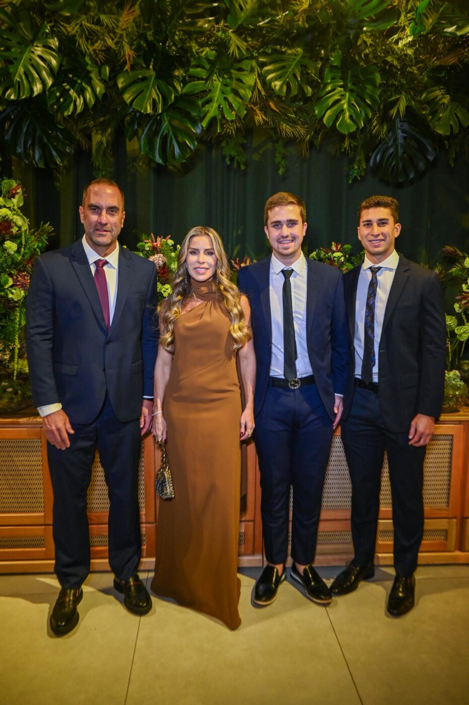 Guto, Dani, Lucca e Gustavo Ulm