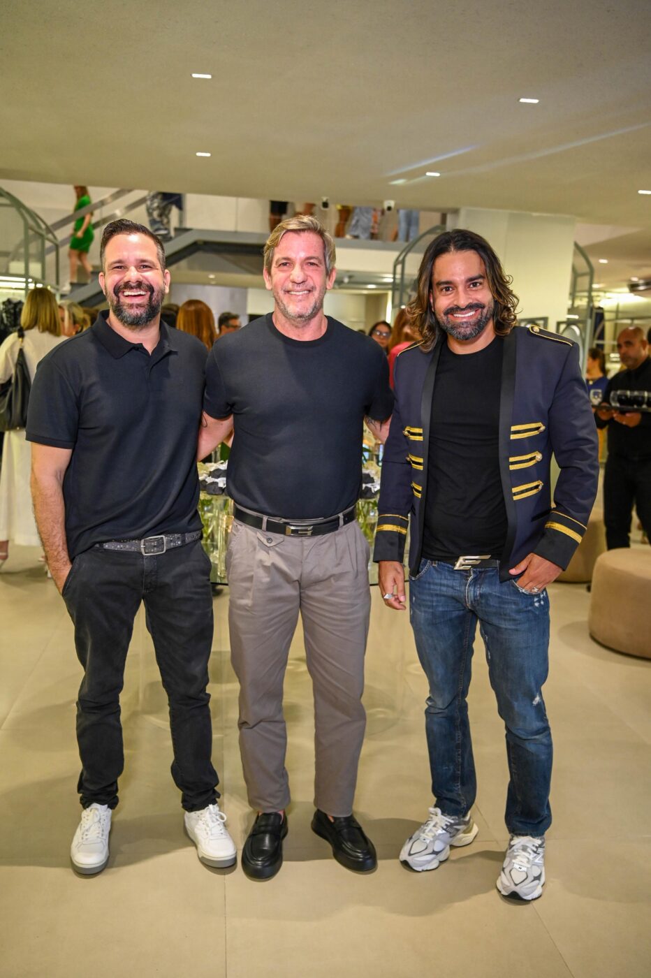 Diego Santana, Ticiano Santona e Felipe Sena