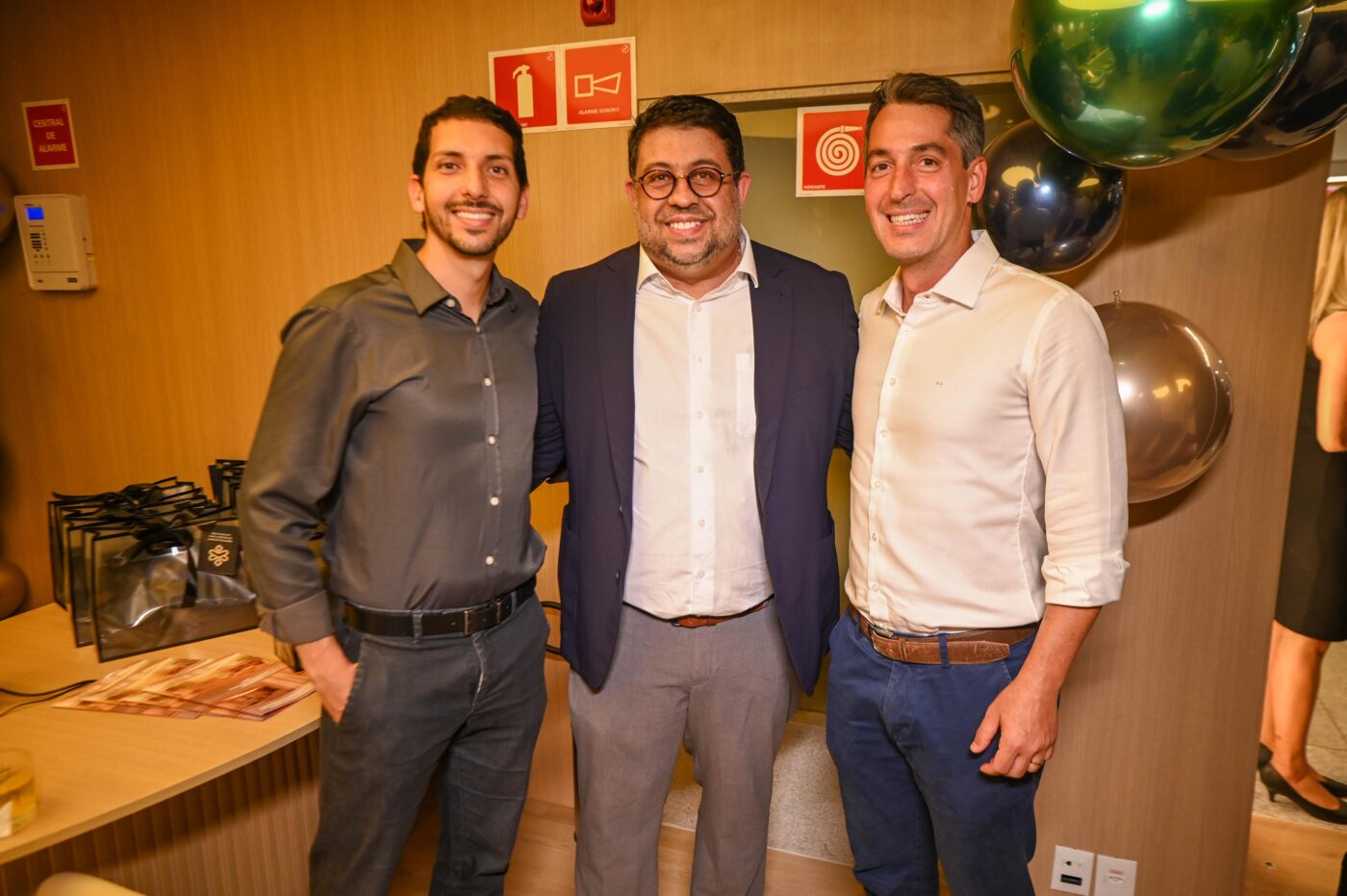 Aleixo Tanure, Aedo Khouri e Tiago Argolo