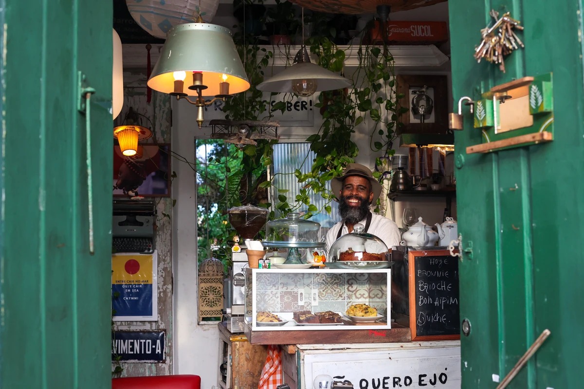 Como um pequeno café transformou um espaço esquecido em atração cultural no Centro Histórico de Salvador