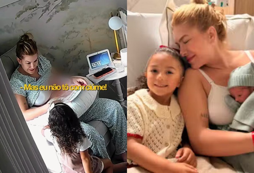 Lore Improta mostra conversa fofa com a filha Liz sobre ciúmes do irmão mais novo