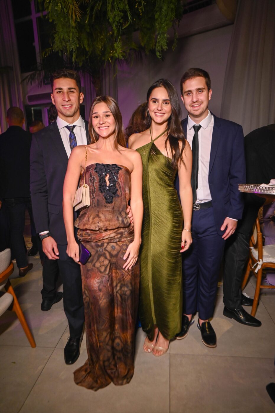 Gustavo Ulm, Léa Maria Amorim, Júlia Gonzaga e Lucca Ulm