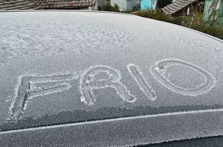 Com -6,7°C, cidade da região Sul registra amanhecer mais frio do ano
