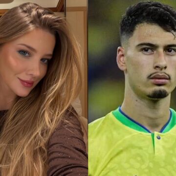 Noiva de Gabriel Martinelli rebate rótulo de WAG após se formar em Medicina