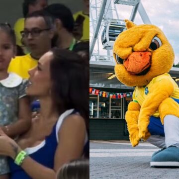 Vídeo de Mavie durante jogo do Brasil viraliza e Bruna Biancardi explica reação da filha