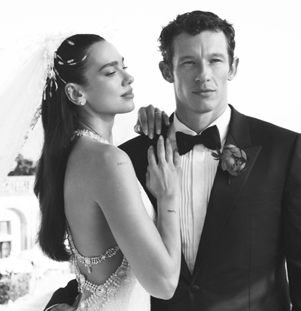 Dua Lipa abre álbum de casamento com Callum Turner: ‘Mr & Mrs’