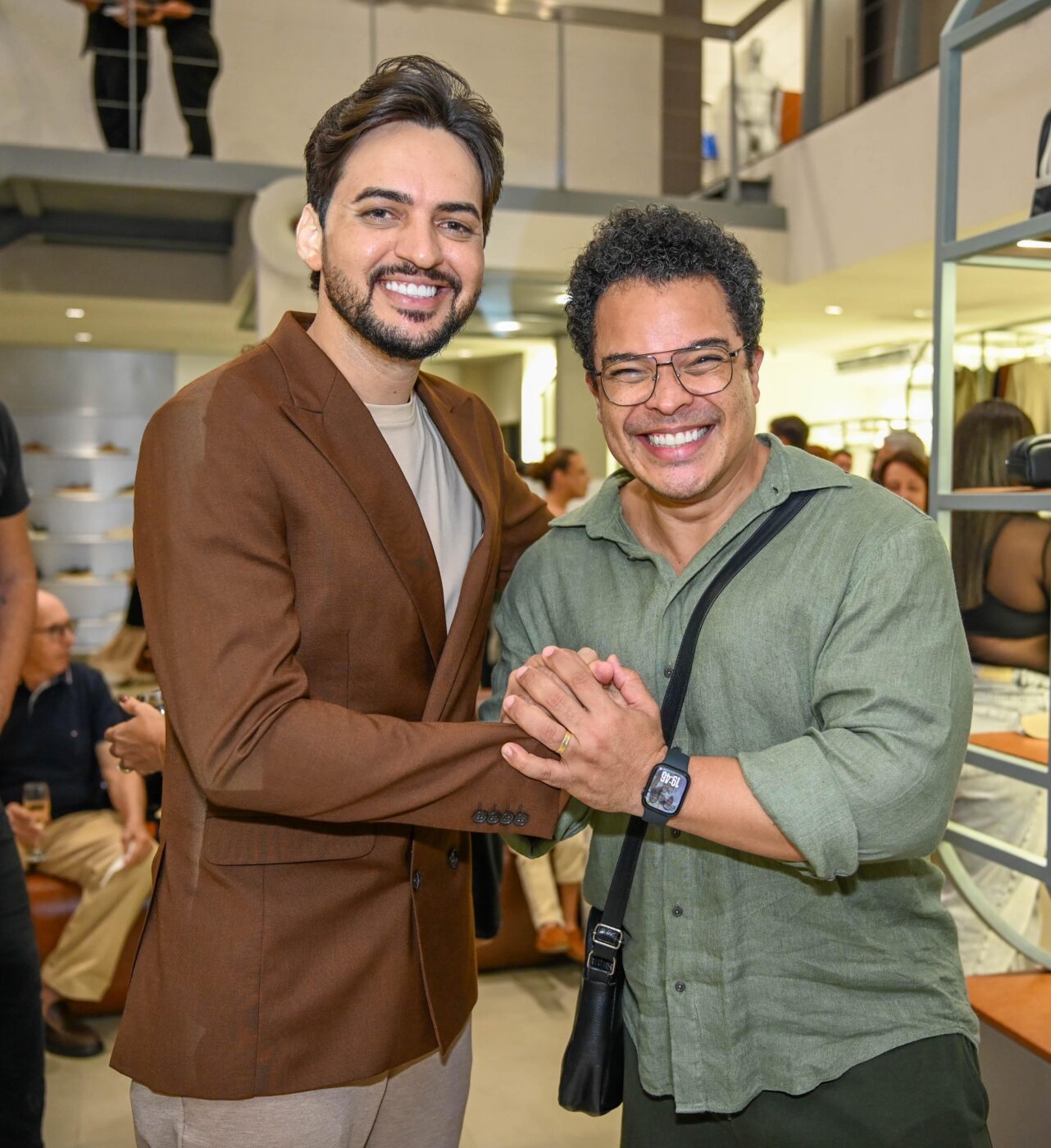 Luiz Henrique e Adelmo Casé