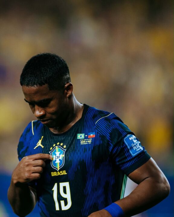 Endrick agradece apoio da torcida após estreia na Copa: ‘Marcado na minha história’