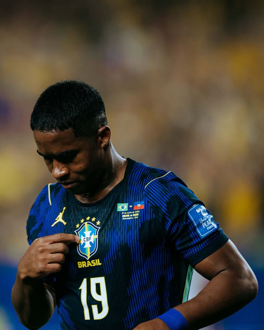 Endrick agradece apoio da torcida após estreia na Copa: ‘Marcado na minha história’