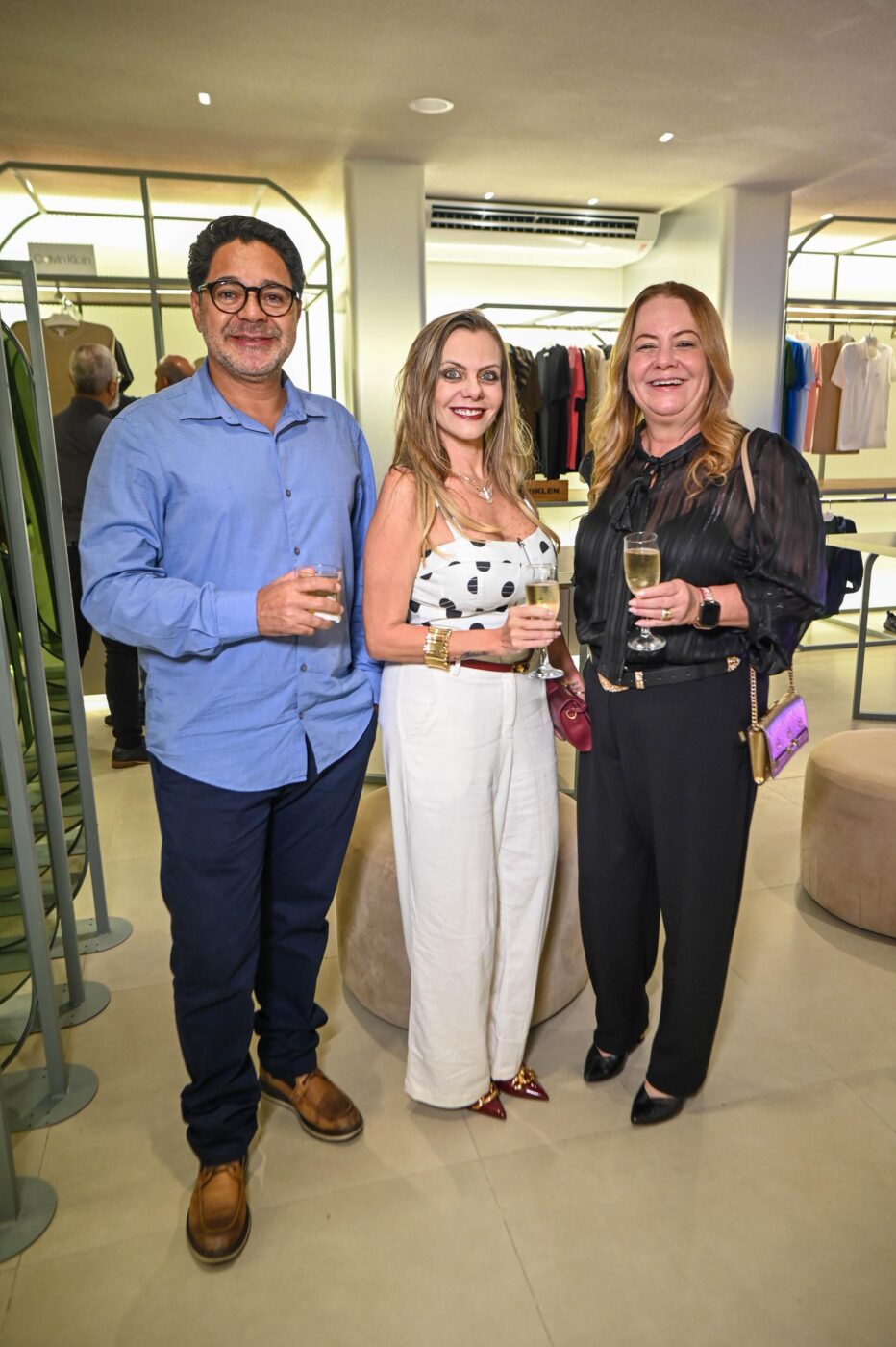 Elivam Assunção, Cininha Lefundes e Sinara Brito Couto