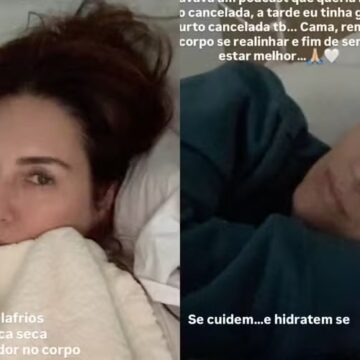 Fernanda Paes Leme cancela compromissos após ser diagnosticada com forte virose