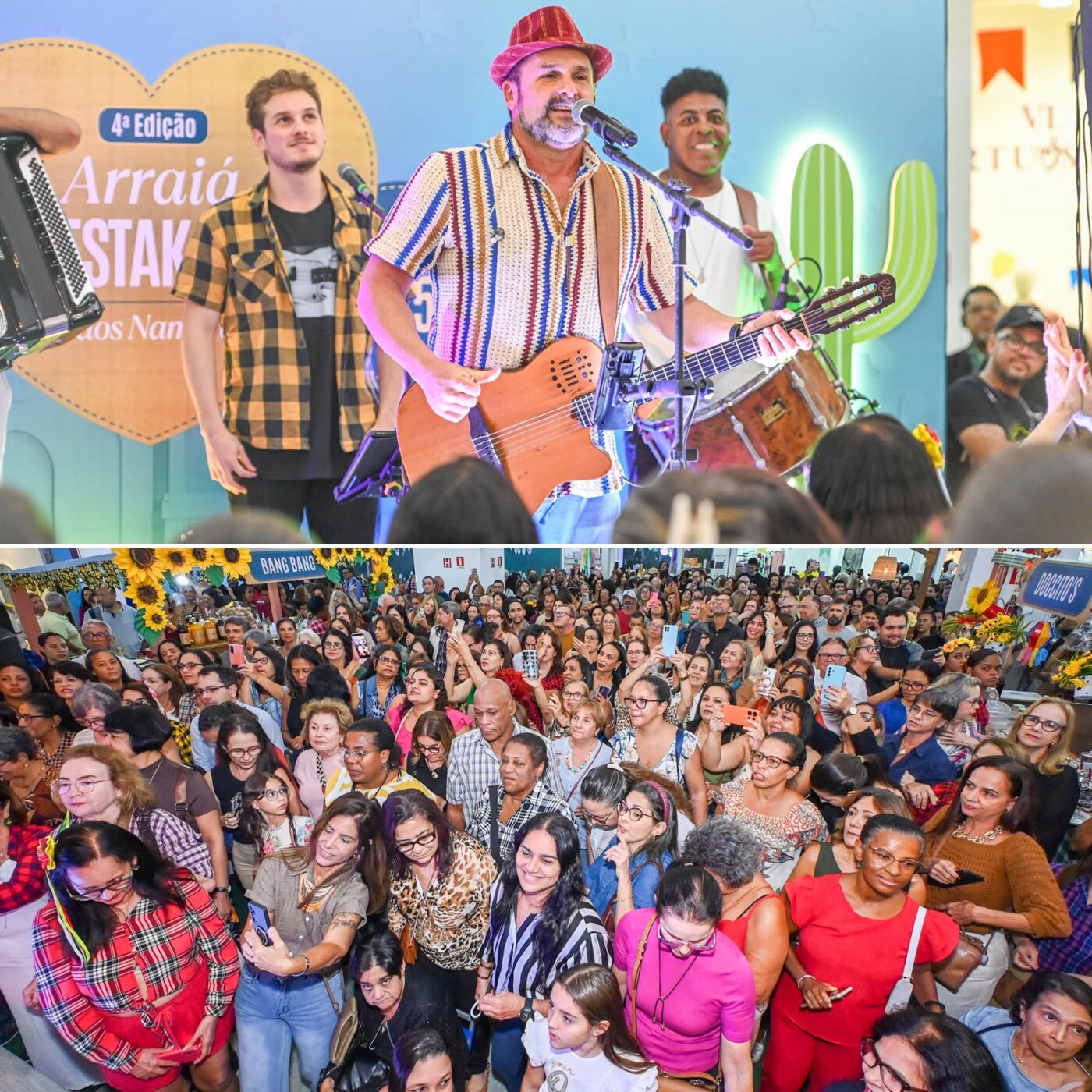 Shopping Itaigara celebra 45 anos com show especial de Leo Estakazero; veja fotos