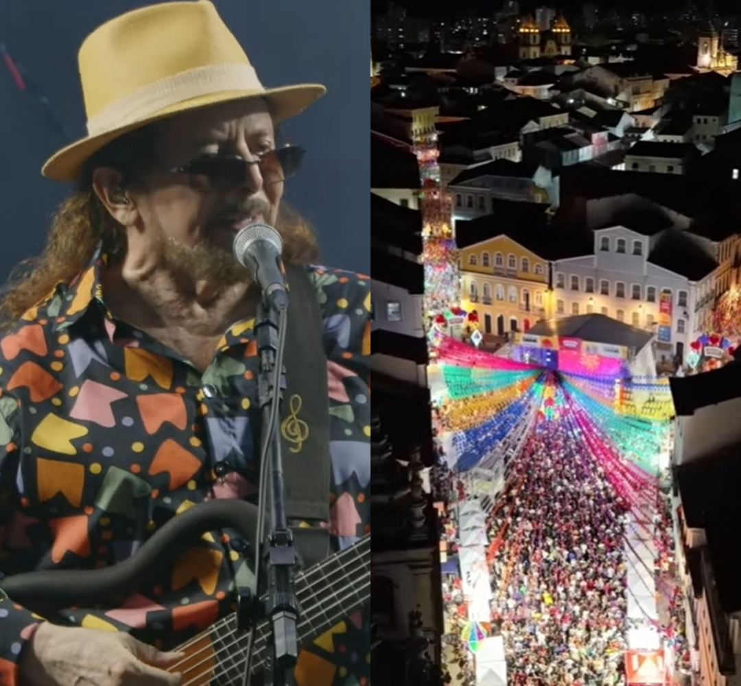 Geraldo Azevedo lota Pelourinho com show de clássicos no São João da Bahia