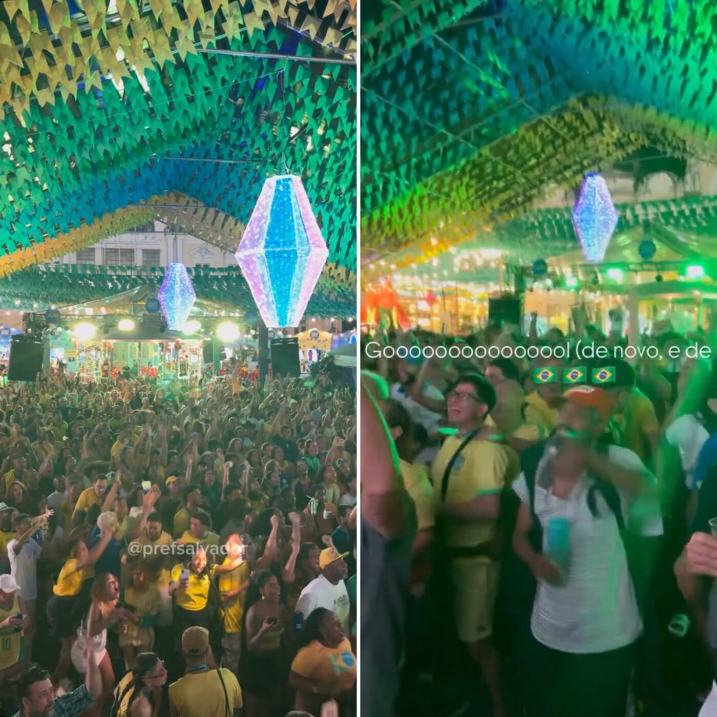 Centro Histórico de Salvador entra em clima de festa com vitória do Brasil sobre o Haiti