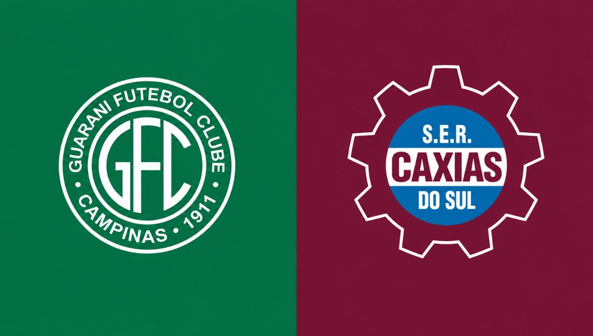 Guarani x Caxias, onde assistir ao vivo pela Série C em confronto direto no alto da tabela
