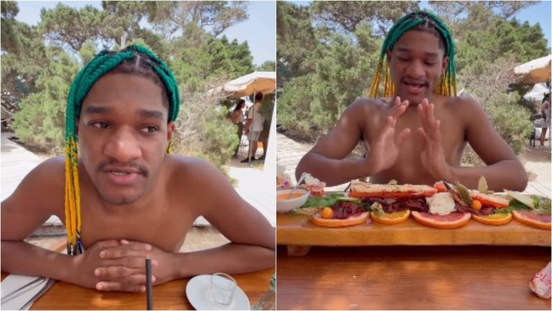 Influenciador baiano relata constrangimento em restaurante de luxo em Ibiza