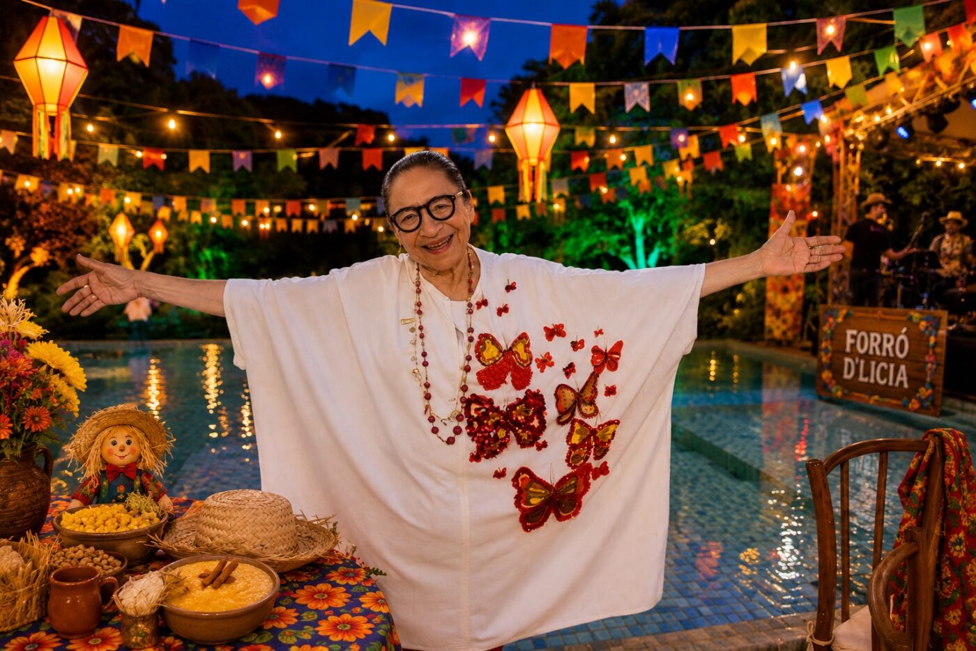 Licia Fabio celebra aniversário em clima de São João com festa em Salvador
