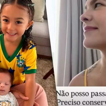 Lore Improta encanta ao mostrar filhos torcendo pelo Brasil: “Não posso passar raiva”