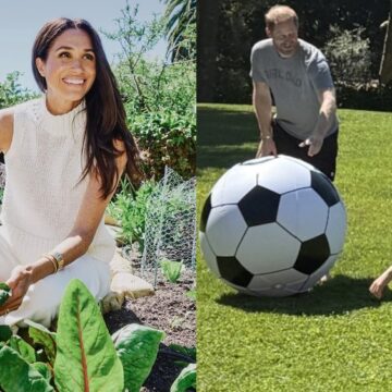 Meghan Markle compartilha fotos inéditas dos filhos com Príncipe Harry