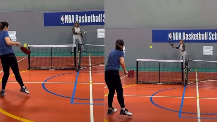 Aos 82 anos, Helô Pinheiro pratica esporte e ganha elogio da filha Ticiane