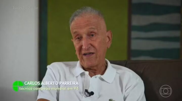 Aos 83 anos, Carlos Alberto Parreira, ex-técnico da Seleção, é internado no Rio