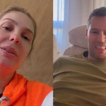 Filho de Leonardo assusta esposa após sofrer lesão durante partida de futebol: “Acabou com minha noite”