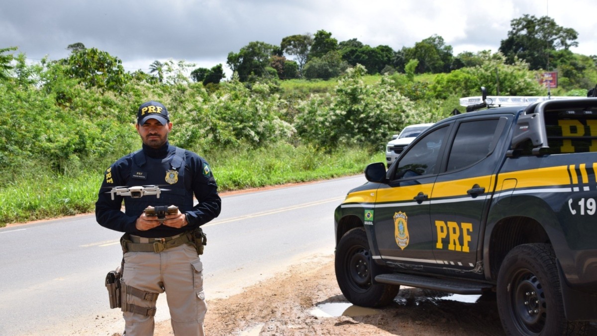 PRF usará drones pela primeira vez para flagrar infrações nas estradas da Bahia durante o São João