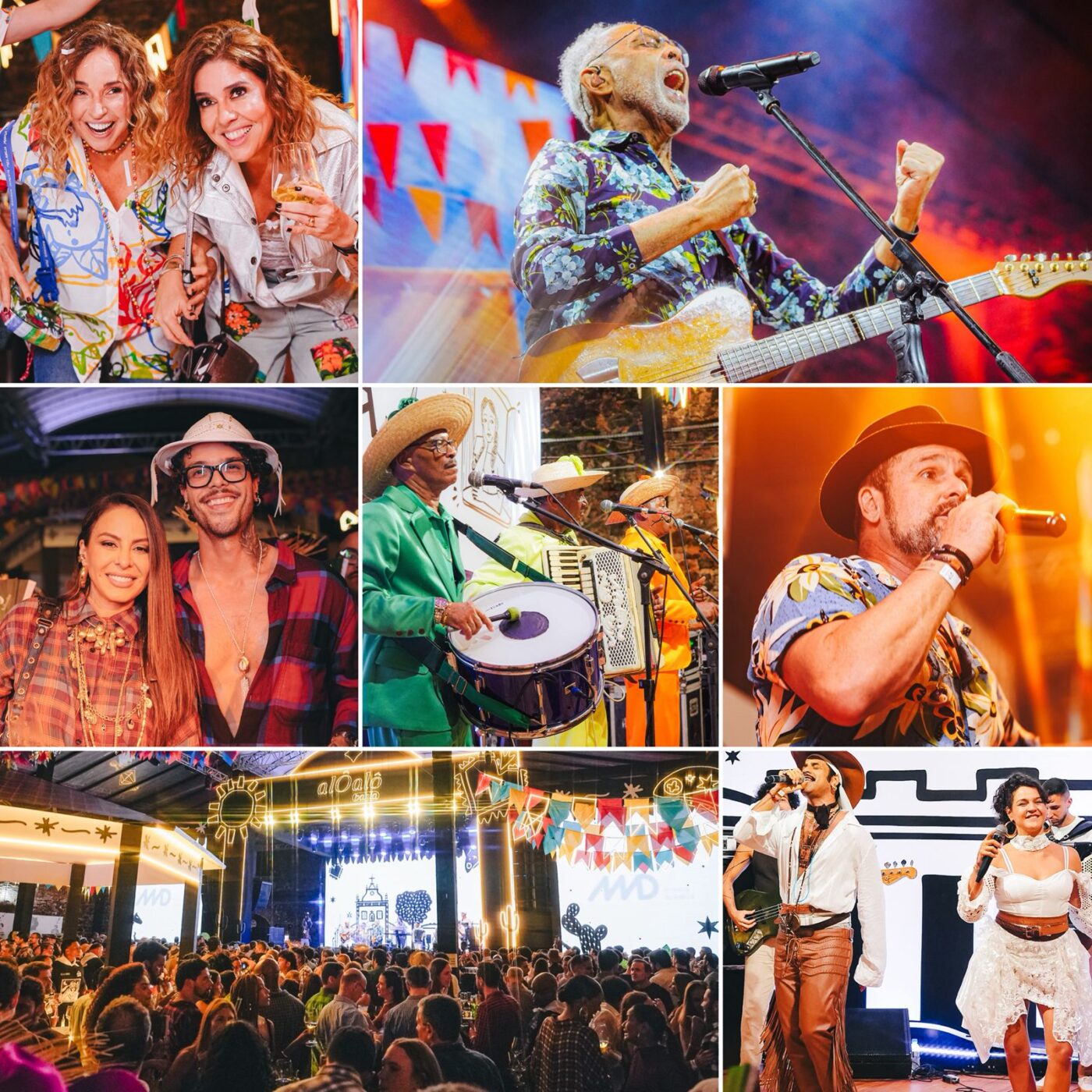Festa de São João do Alô Alô Bahia com show de Gilberto Gil reúne marcas e personalidades em Salvador; veja fotos
